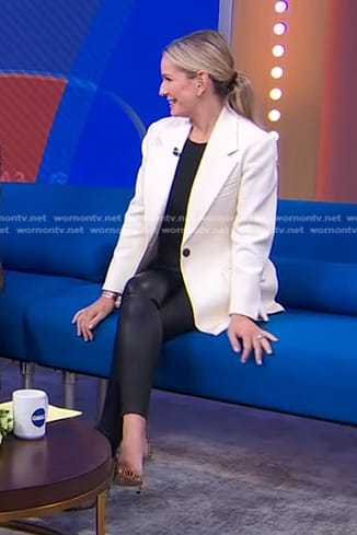 Jennifer's white blazer on Good Morning America