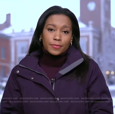 Rachel's purple jacket on Good Morning America