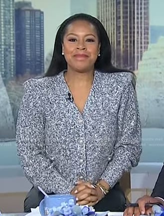 Sheinelle's grey cardigan on Today