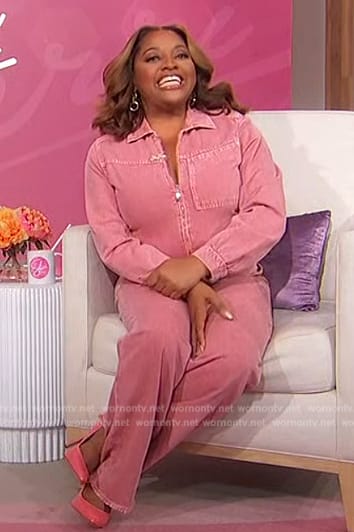 Sherri's pink jumpsuit on Sherri