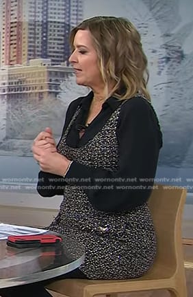 Christine Roman's tweed dress on Today