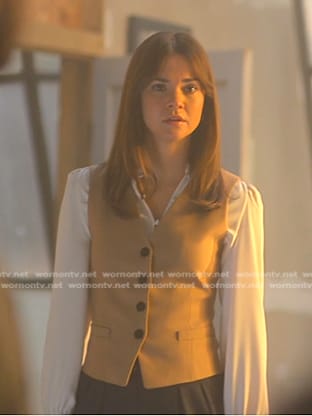 Callie's beige vest on Good Trouble