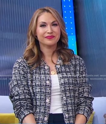 Lori's tweed jacket on Good Morning America