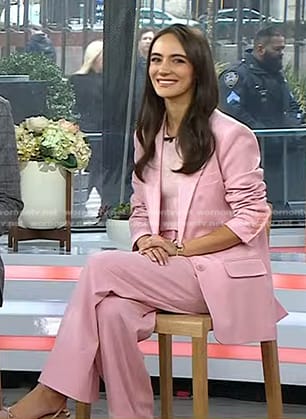 Liv Perez's pink suit on Today