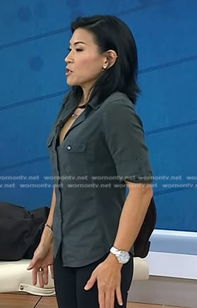 Karena Wu's grey shirt on Today