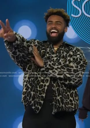 Paul Russell's leopard fur jacket on Today