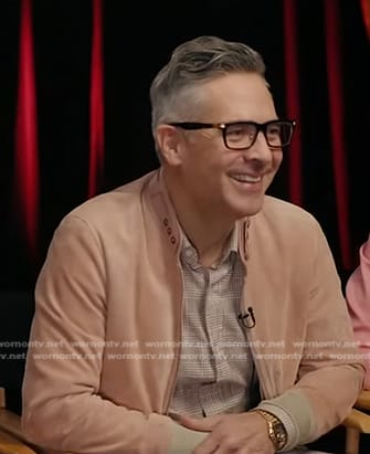 Raj Kapoor's pink suede jacket on Good Morning America