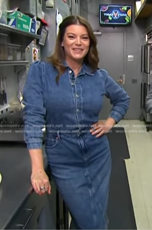 Gail Simmons' denim dress on Today