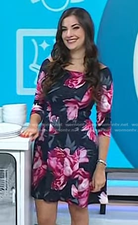 Jessica Teich's floral dress on Today