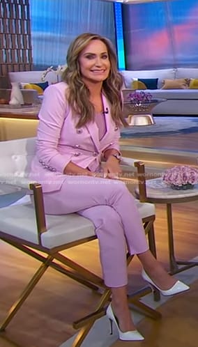 Dr. Melanie Ross Mills's pink suit on Good Morning America
