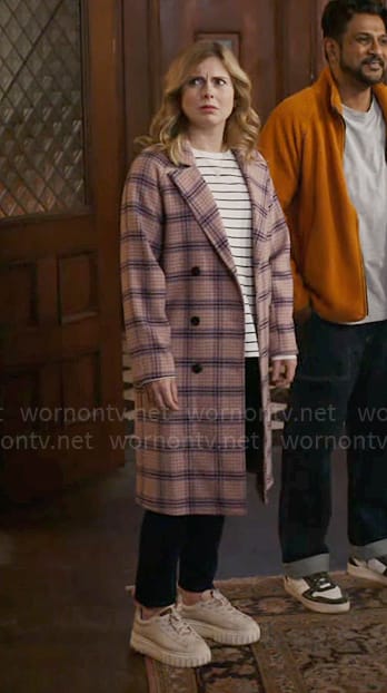 Sam's pink plaid coat on Ghosts