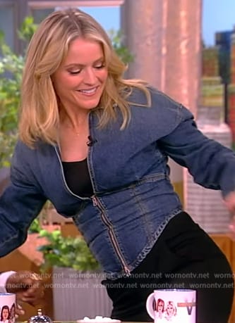 Sara's denim jacket on The View
