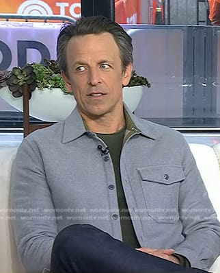 Seth Meyers's grey shirt on Today