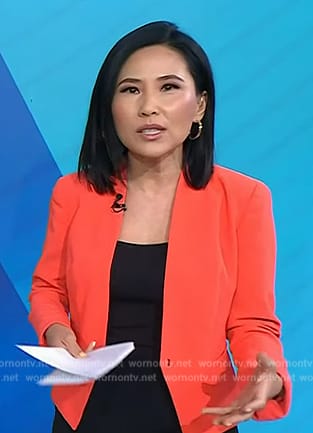 Vicky's orange blazer on Today