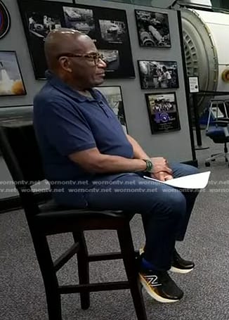 Al Roker's black sneakers on Today
