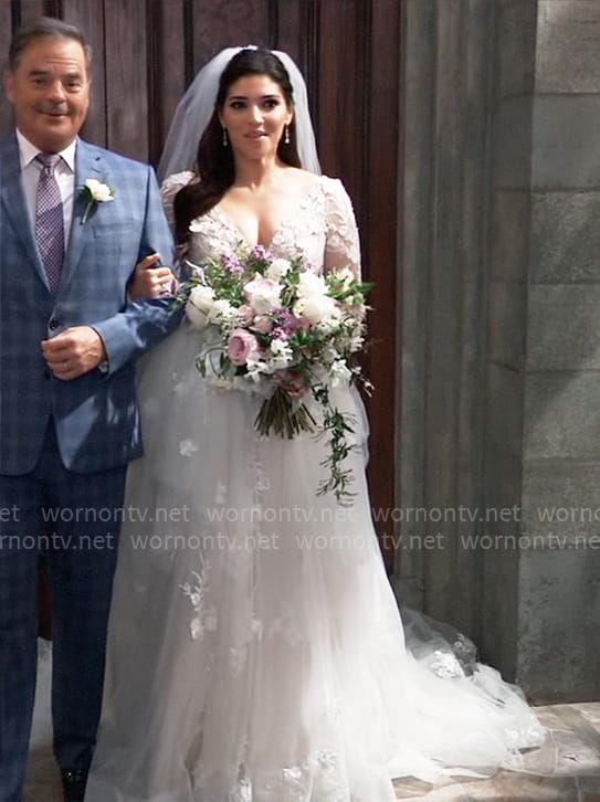 Brook Lynn's wedding dress on General Hospital