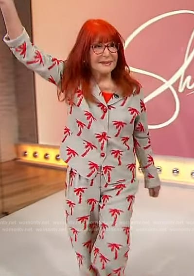 Sally Jessy Raphael's palm print outfit on Sherri