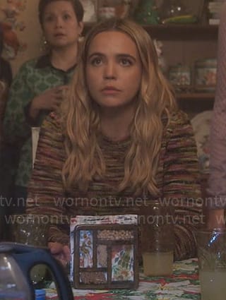 Imogen's space dye sweater on Pretty Little Liars Original Sin