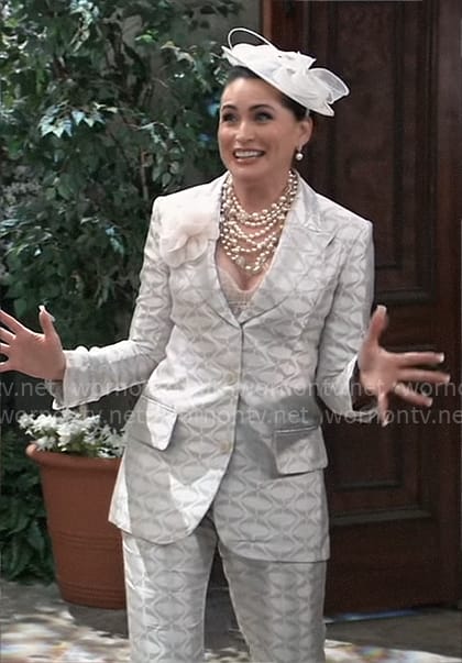 Lois's silver suit on General Hospital