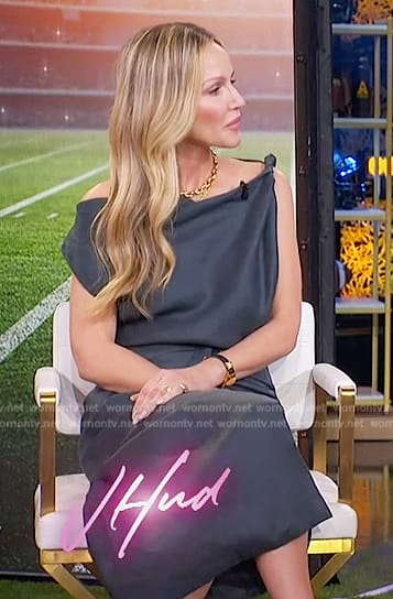 Monet Mazur's drape top and skirt on The Jennifer Hudson Show