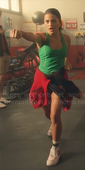 Noa's green romper on Pretty Little Liars Original Sin
