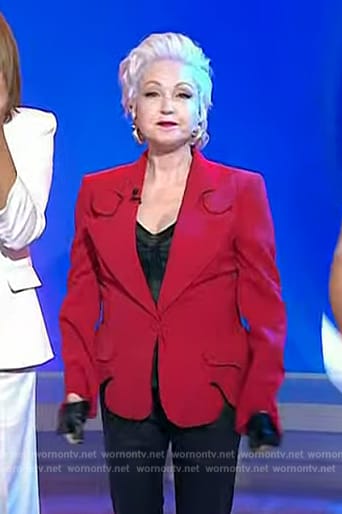 Cyndi Lauper's red blazer on Today