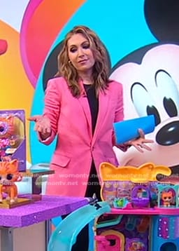 Lori's pink blazer on Good Morning America