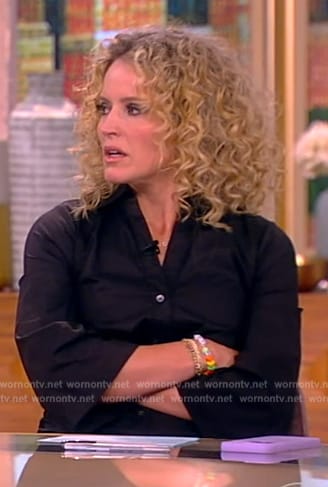 Sara's black shirtdress on The View