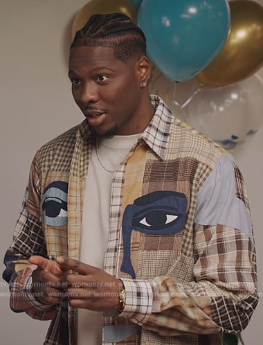 Cam's patchwork print shirt on All American Homecoming
