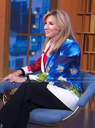 Laura Gassner Otting's floral blazer on Good Morning America