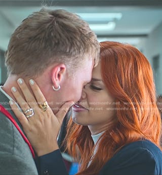 Chloe's gold ring and silver ring on Elite