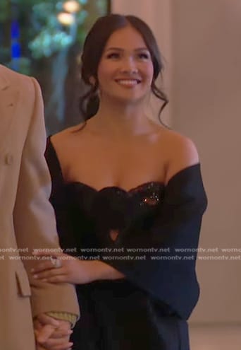 Jenn Tran's black sequin dress on The Bachelorette