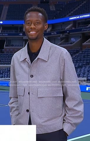 Christopher Eubanks's grey jacket on Good Morning America
