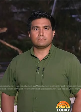 George Solis's green shirt on Today