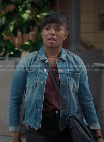 Simone's denim jacket on Greys Anatomy