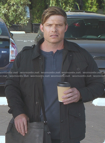 Atticus's black field jacket on Greys Anatomy