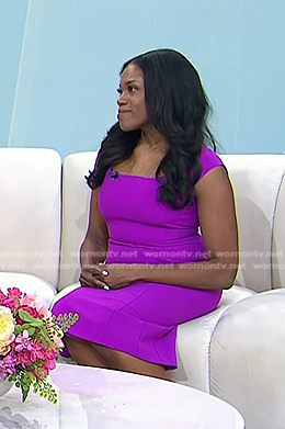 Dr. Christine Crawford's purple dress on Today