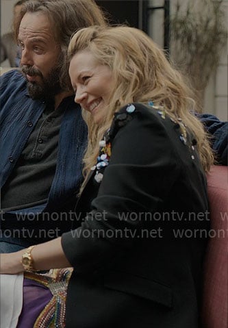 Lorna's sequin embellished blazer on The Lincoln Lawyer