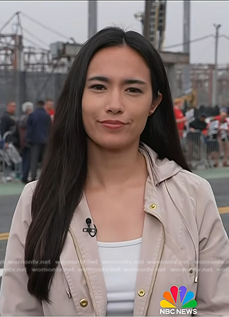 Emilie's beige jacket on Today