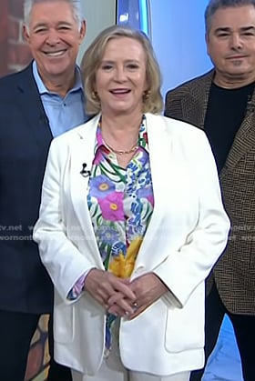 Eve Plumb's floral print blouse on Today
