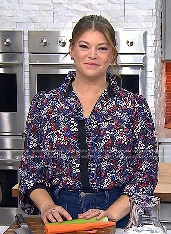 Gail Simmons' floral blouse on Today