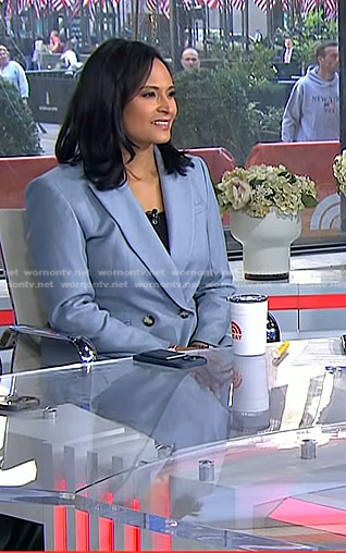 Kristen's blue blazer on Today