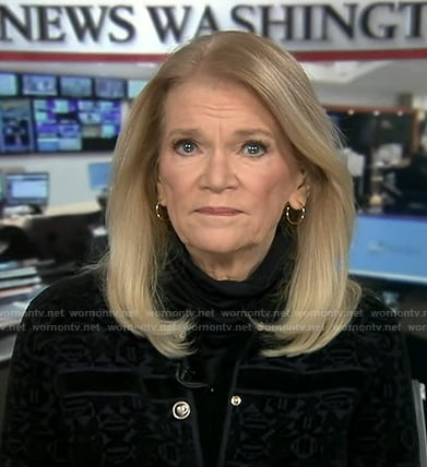 Martha's velvet jacket on Good Morning America