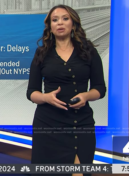 Adelle's button front dress on Today