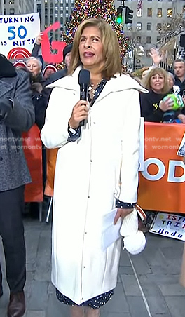 Hoda's white coat on Today