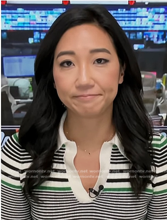 Kathy Park's striped polo on Today