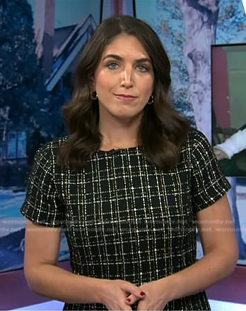 Liz's black tweed dress on Today