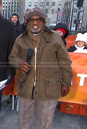 Al Roker's brown jacket on Today