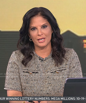Darlene's herringbone tweed top on Today