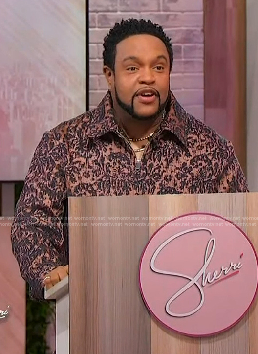 Jawn's floral print jacket on Sherri